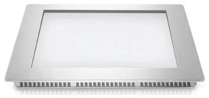 Χωνευτό Φωτιστικό Τετράγωνο LED 18W 4000Κ PANAGOULAS 05-100351-10 Ασημί