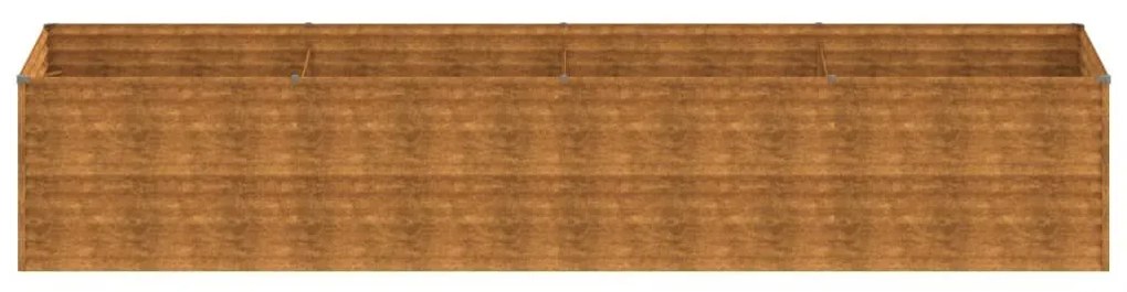 Ζαρντινιέρα 386 x 100 x 69 εκ. από Ατσάλι Σκληρυθέν στον Αέρα - Καφέ