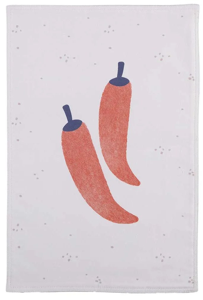 Πετσέτα Κουζίνας (40x60) Nef-Nef Homeware Peppers Ecru