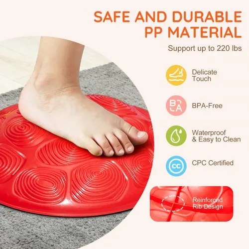 VEVOR Kids Balance Stepping Stones Sensory Obstacle Course 6 PCS Outdoor Indoor