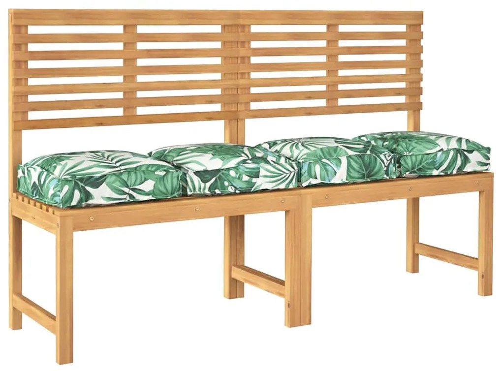 vidaXL Μαξιλάρι παλέτας για κάθισμα Floral 4 pcs Μοτίβο φύλλων