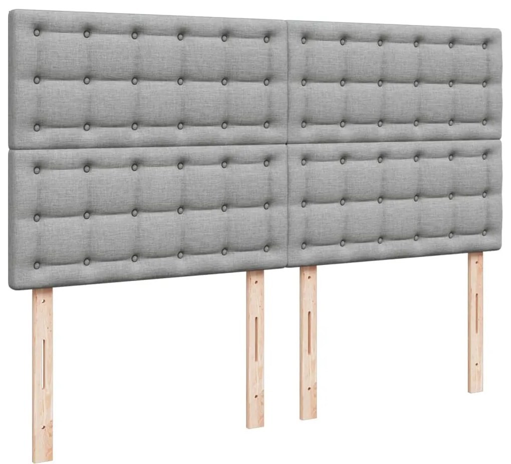 ΚΡΕΒΑΤΙ BOXSPRING ΜΕ ΣΤΡΩΜΑ ΑΝΟΙΧΤΟ ΓΚΡΙ 180X200 ΕΚ. ΥΦΑΣΜΑΤΙΝΟ 3291761