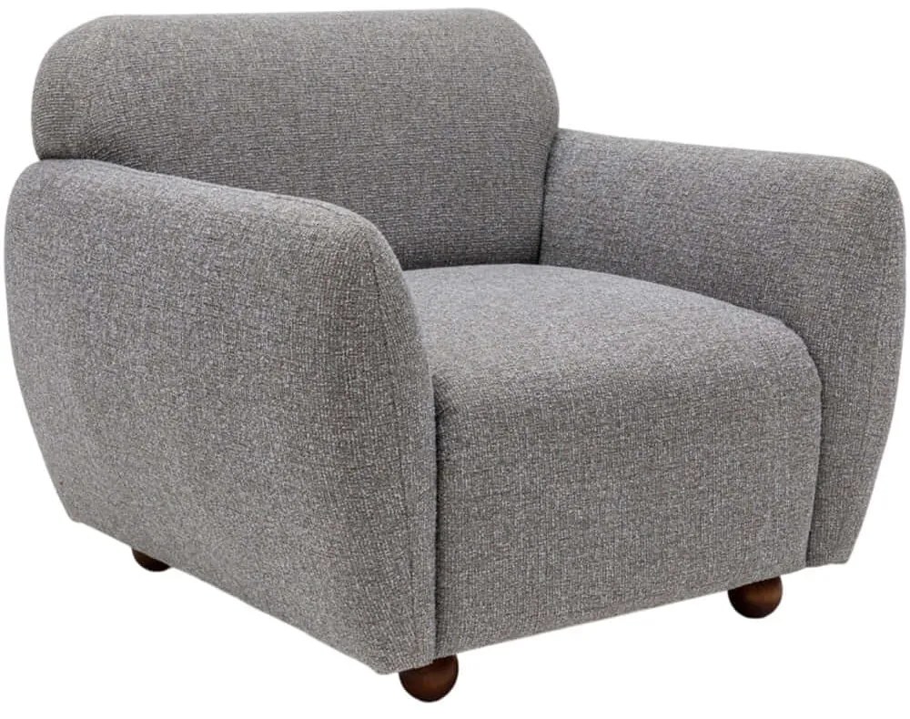 Πολυθρόνα Eddy 560ARE1727 90x86x86cm Light Grey