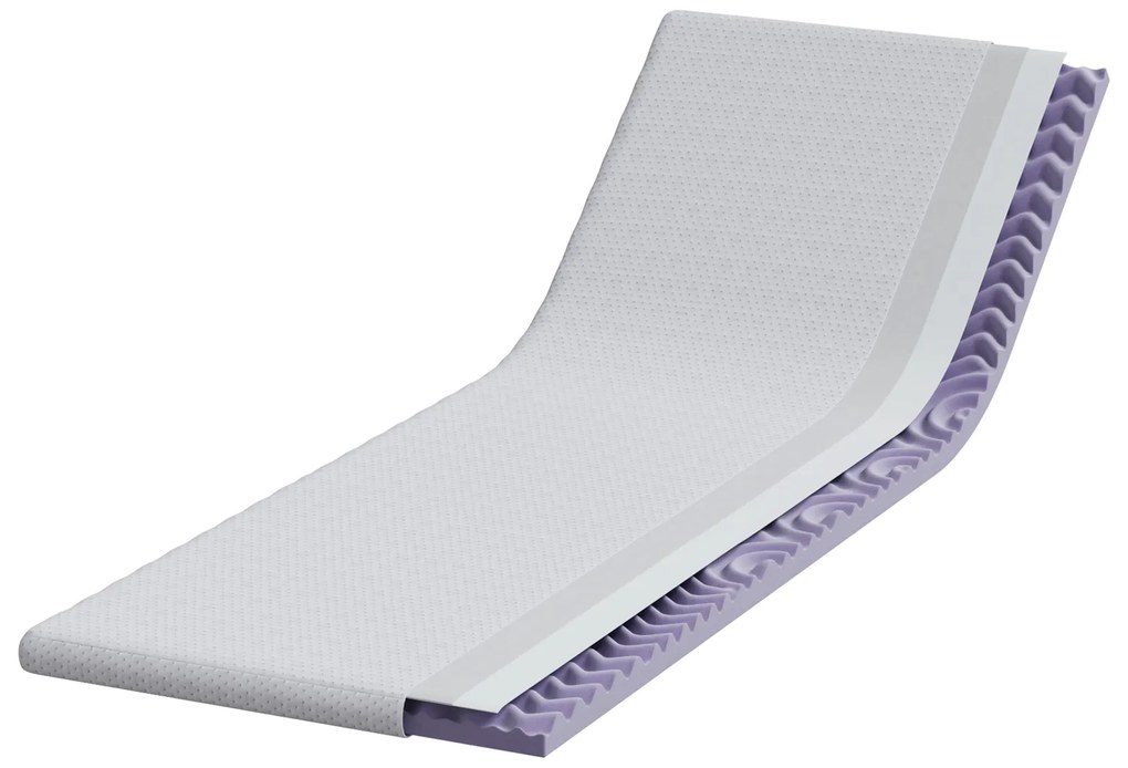 vidaXL Στρώματα Λευκό 70 x 200 cm 100% ύφασμα πολυεστέρα με τζακάρ