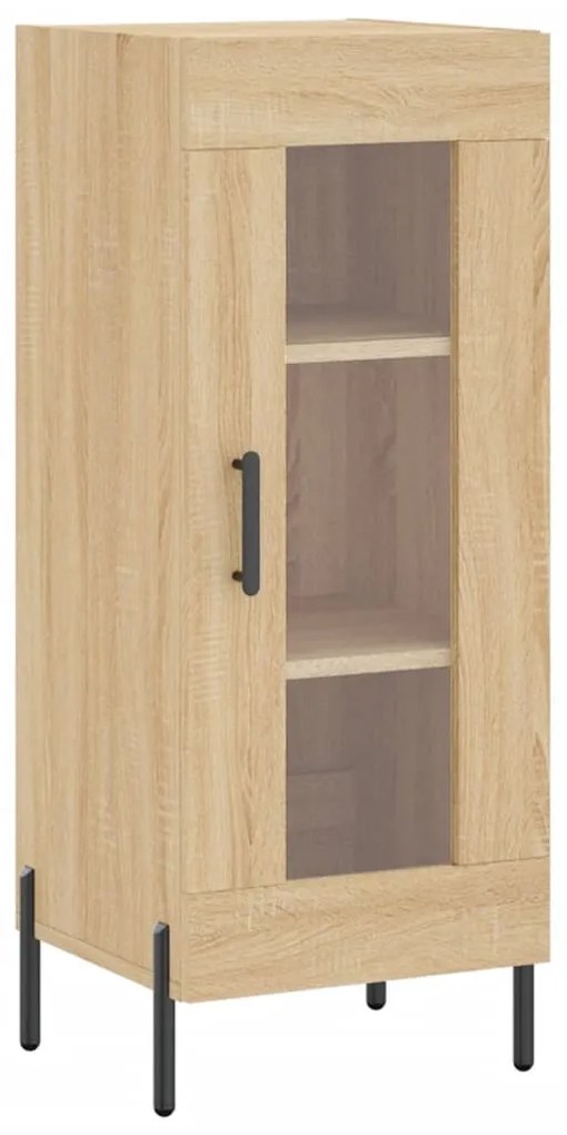 vidaXL Μπουφές Sonoma δρυς 34,5 x 34 x 180 εκ. από Επεξεργασμένο Ξύλο