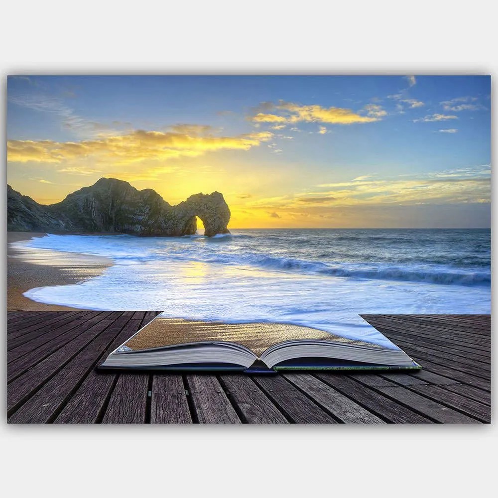 Πίνακας Καμβάς 441HPE1802 100x70cm Multi Wallity Οριζόντιοι Ξύλο, Καμβάς