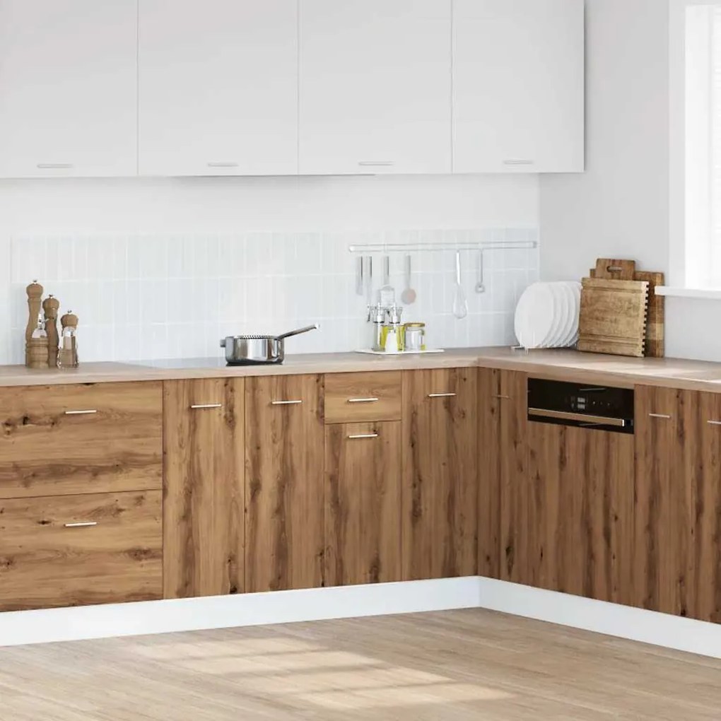 Συρτάρι κάτω ντουλάπι Artisan Oak Κατασκευασμένο ξύλο - Καφέ