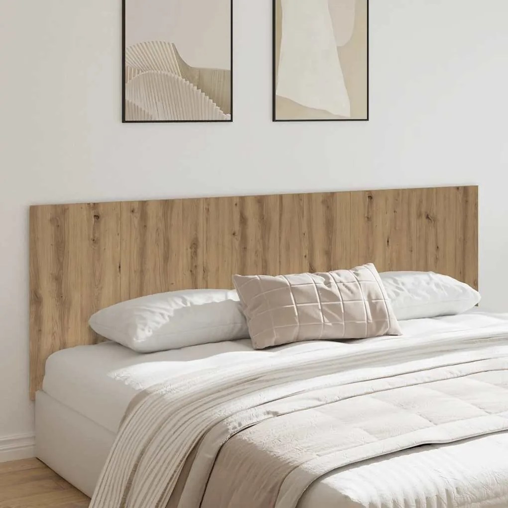 vidaXL Κεφαλάρι Κρεβατιού Αρτισιανή Δρυς 240x1,5x80εκ Επεξεργ. Ξύλο