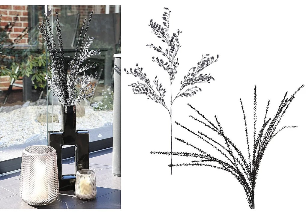 Φυτό ArteLibre Τεχνητό Μαύρο Foam 9x9x121cm