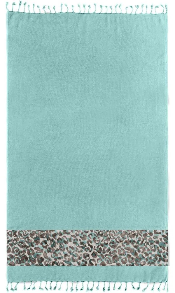 Πετσέτα Θαλάσσης - Παρεό Pestemal 18 Aqua Guy Laroche Θαλάσσης 90x170cm 100% Cotton