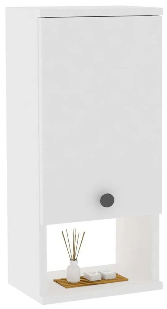 Στήλη Μπάνιου Mis 835PUQ3907 30x21,8x71cm White Μοριοσανίδα, Μελαμίνη