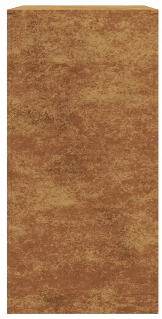 Ράφι για καυσόξυλα 60x40x80 cm Ατσάλι σκληρυθέν στον αέρα - Καφέ