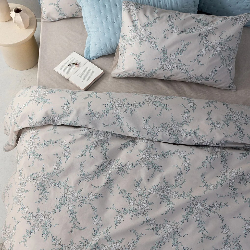 Σεντόνια Υπέρδιπλα (Σετ) Palamaiki Fashion FL6264 Μπεζ ΜΕ ΛΑΣΤΙΧΟ 170x200+30