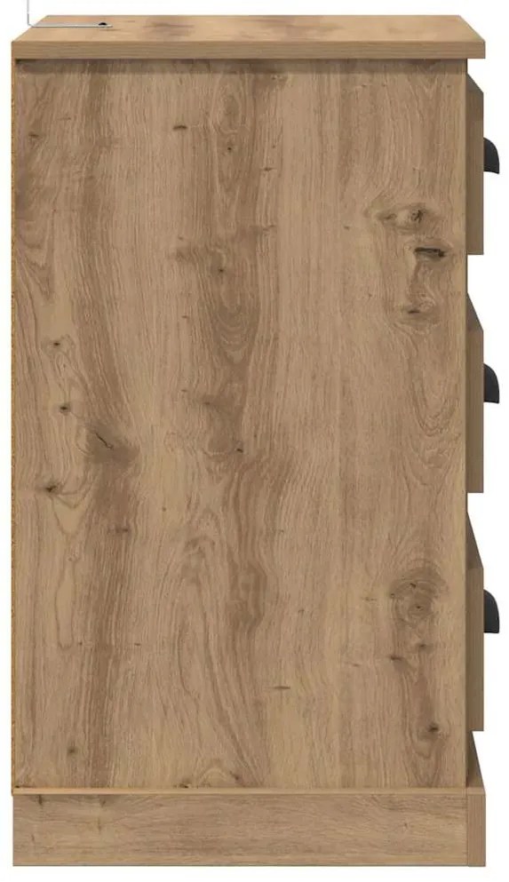 vidaXL Κομοδίνο Artisan Oak 39 x 39 x 67,5 εκ. Επεξεργασμένο ξύλο