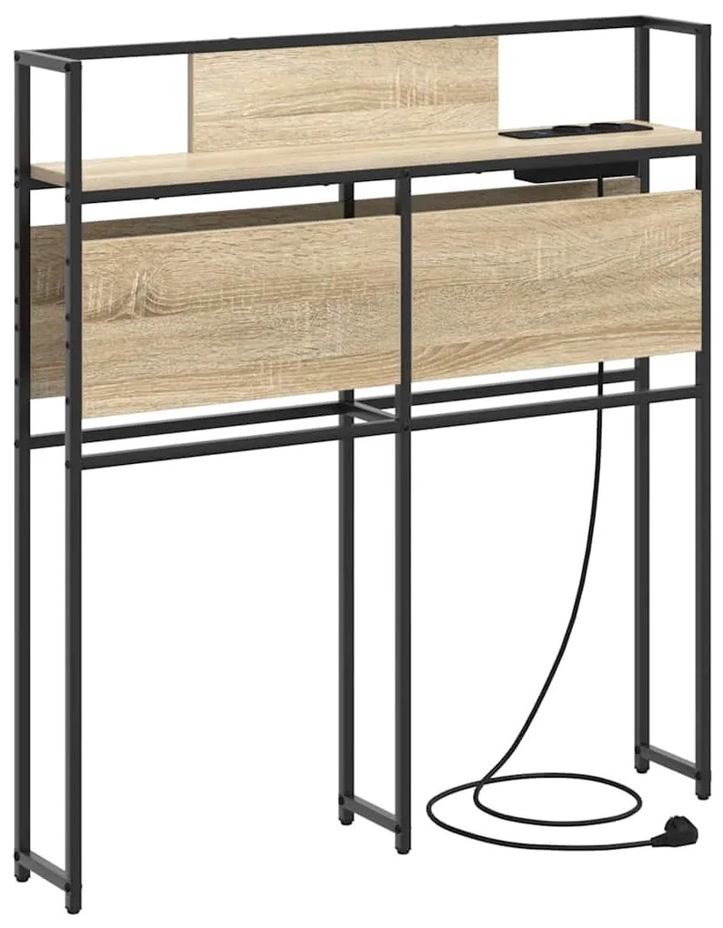 vidaXL Κεφαλάρι Αποθήκης Sonoma Δρυς 75 cm Επεξεργασμένο ξύλο