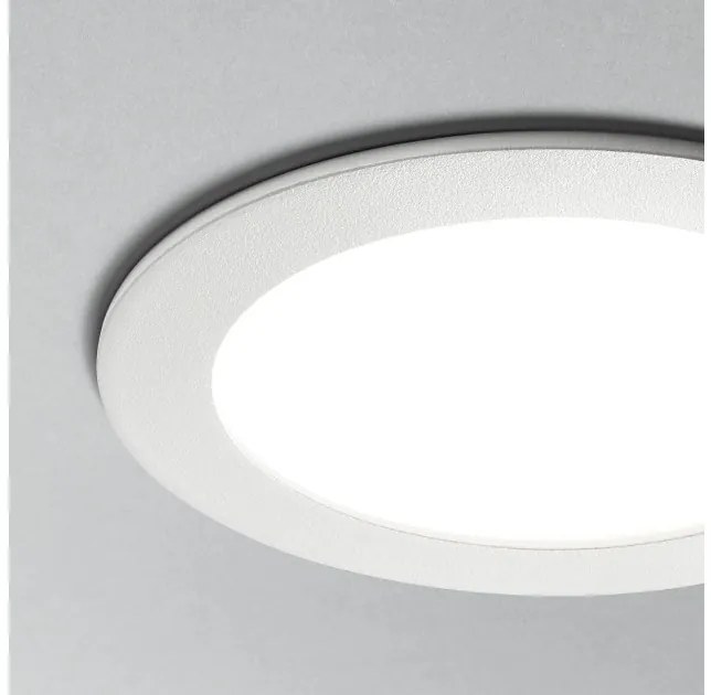 Χωνευτό Σποτ Φωτιστικό Οροφής LED 10,5W Λευκό 3000Κ Φ11cm Groove 123974 Ideal Lux 123974