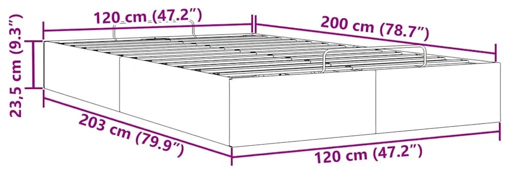 ΟΘΩΜΑΝΙΚΟ ΚΡΕΒΑΤΙ ΧΩΡΙΣ ΣΤΡΩΜΑ CAPPUCINO 80X200 CM FAUX LEATHER 3310798