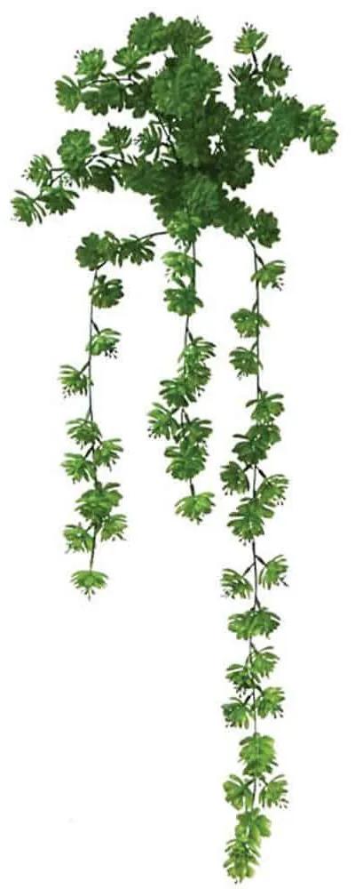 Τεχνητό Κρεμαστό Φυτό Παχύφυτο Εχεβέρια 00-00-20420-2 40x90cm Green Marhome Συνθετικό Υλικό