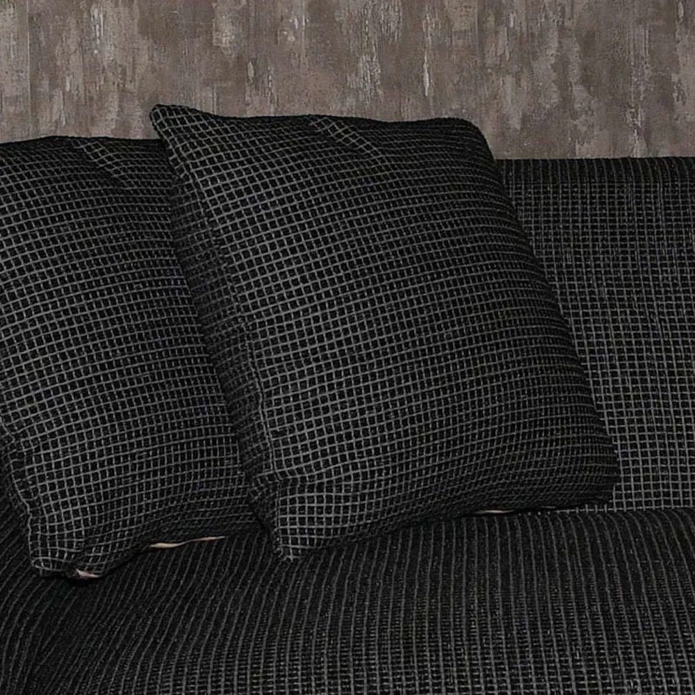 Μαξιλάρι Διακοσμητικό (Με Γέμιση) Cubes 874-222-133 42x42cm Black-Grey 42X42 Cotton-Polyester