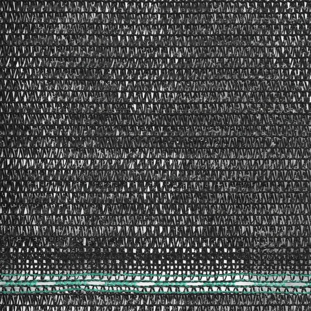vidaXL Δίχτυ Αντιανεμικό για Γήπεδα Τένις Μαύρο 1,6 x 100 μ. από HDPE