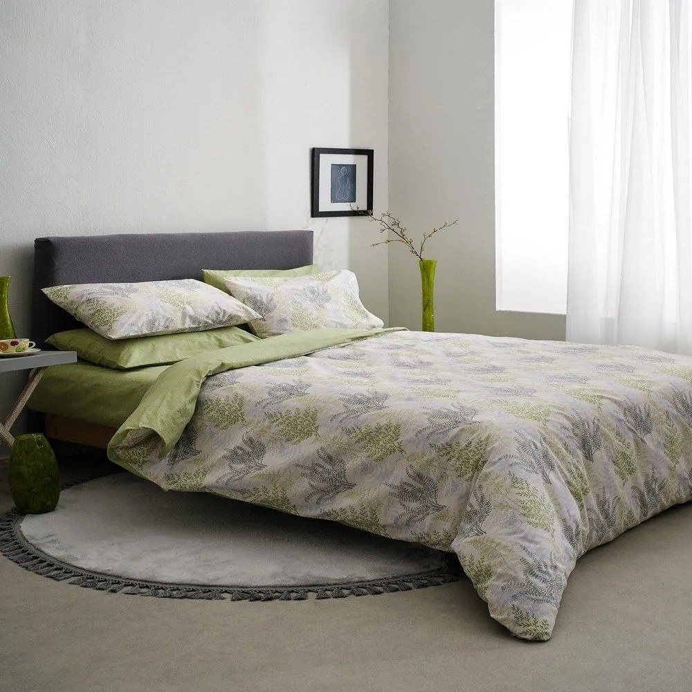 Σεντόνια Silvia-1 (Σετ 4τμχ) Green Vesta Home Υπέρδιπλo 240x260cm 100% Βαμβάκι