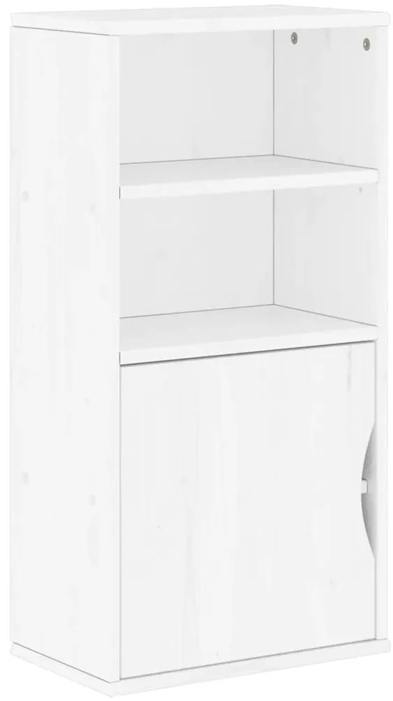 vidaXL Βοηθητικό Ντουλάπι ODDA Λευκό 40x24x79εκ. από Μασίφ Ξύλο Πεύκου