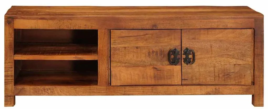 vidaXL Ντουλάπι TV Καφέ 110 x 30 x 40 cm Μασίφ ξύλο μάνγκο