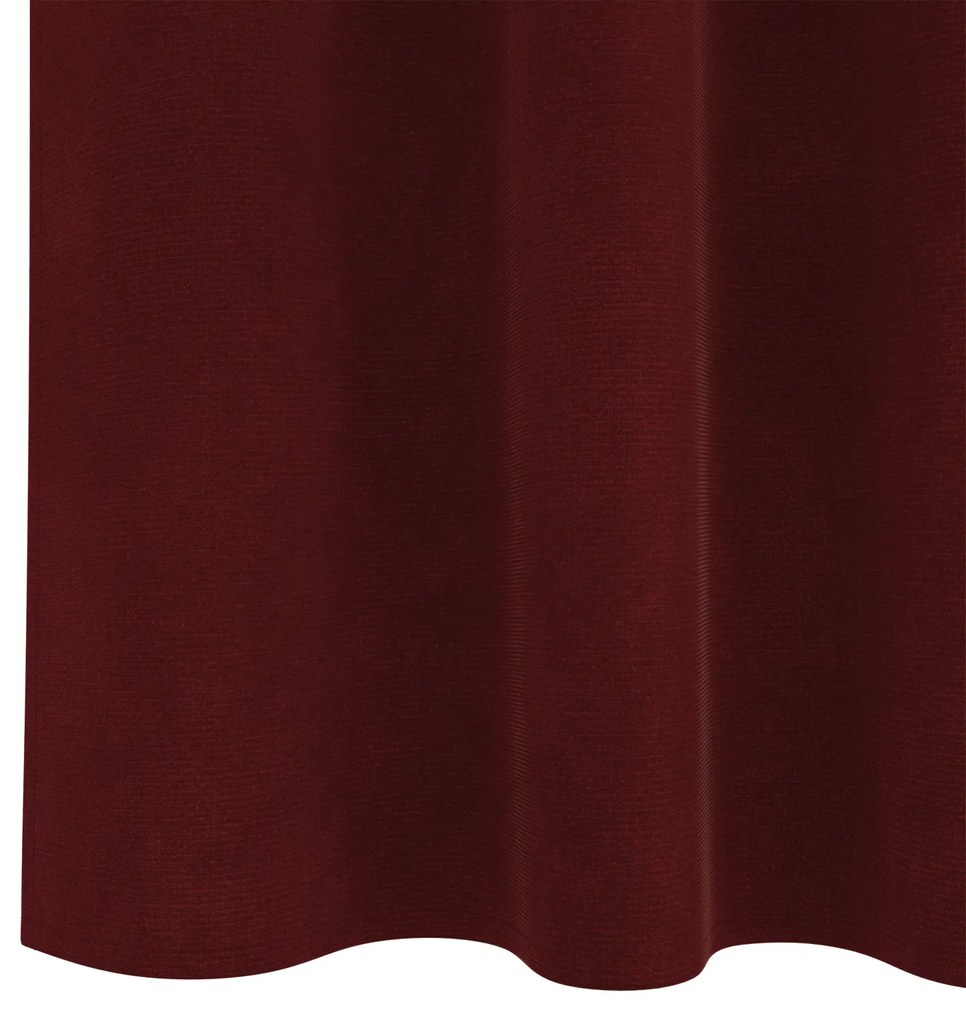 vidaXL Κουρτίνες με κουρτίνες 2 pcs Μπορντό 140 x 140 cm Βελούδο