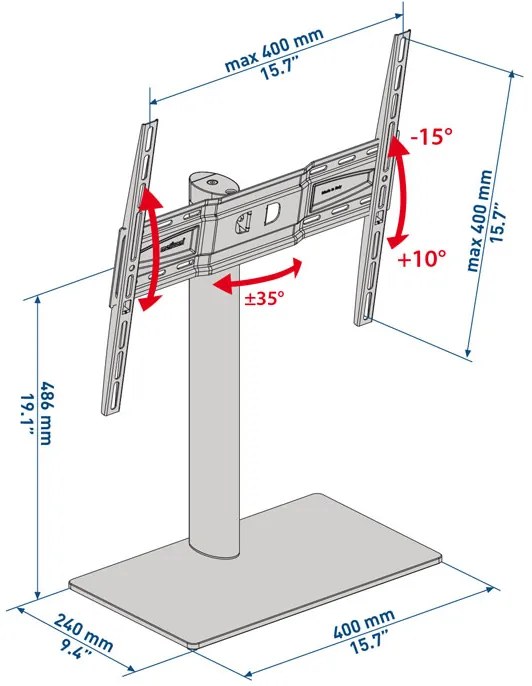 Επιτραπέζια βάση TV Meliconi Stand 400