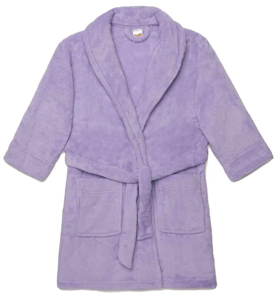 Ρόμπα Fleece Παιδική Minerva 62135-364 Lavender Λιλά No6