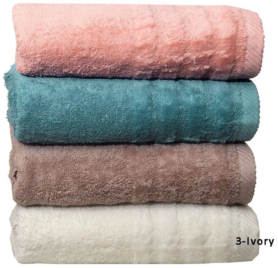 Πετσέτα Spa 3 Ivory Anna Riska Χεριών 30x50cm 100% Cotton