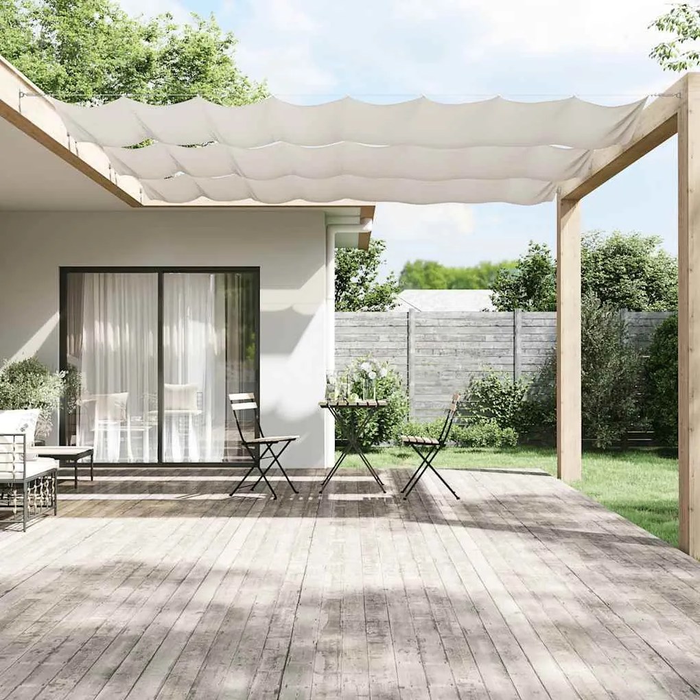 vidaXL Τέντα Κάθετη Λευκή 60 x 800 εκ. από Ύφασμα Oxford