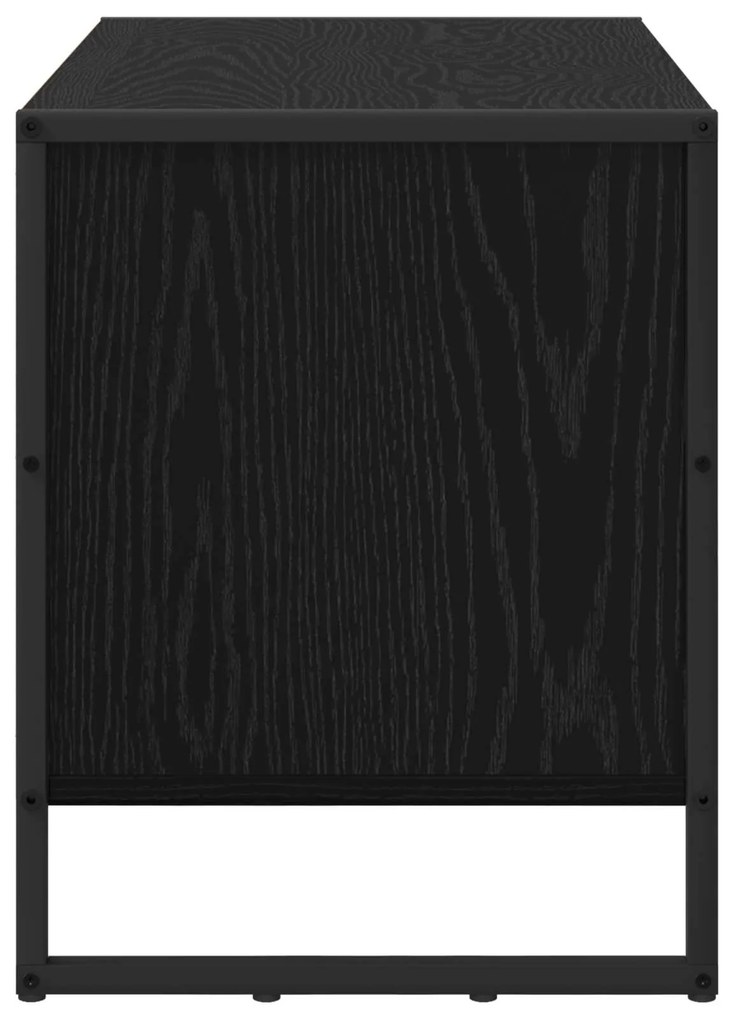 vidaXL Ντουλάπα Παπουτσιών με αποθήκευση Μαύρη Οξυά 60 x 35 x 44 εκ.