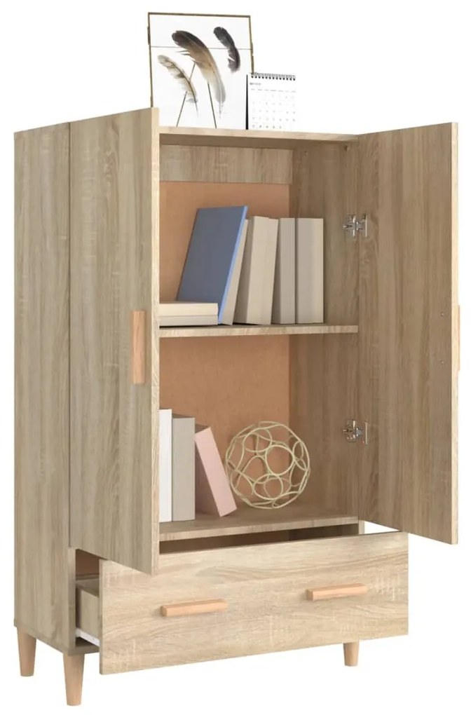 vidaXL Ντουλάπα Sonoma Δρυς 70 x 31 x 115 εκ. από Επεξεργασμένο Ξύλο