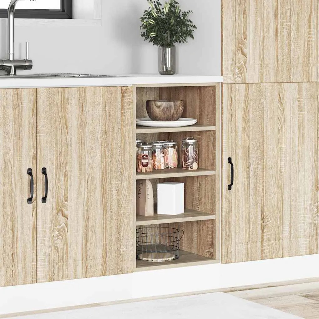 Κάτω ντουλάπι Sonoma Oak 40x44,5x81,5 cm Κατασκευασμένο ξύλο - Καφέ