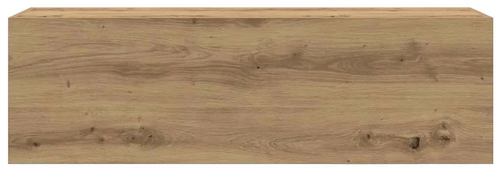 vidaXL Ντουλάπι τοίχου μπάνιου Artisan Oak 100x25x30 cm