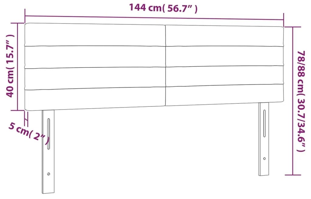 ΚΕΦΑΛΑΡΙΑ ΚΡΕΒΑΤΙΟΥ 2 ΤΕΜ. ΜΑΥΡΑ 72X5X78/88 ΕΚ. ΥΦΑΣΜΑΤΙΝΑ 346146