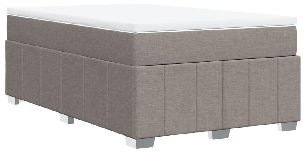 ΚΡΕΒΑΤΙ BOXSPRING ΜΕ ΣΤΡΩΜΑ TAUPE 120X190 ΕΚ. ΥΦΑΣΜΑΤΙΝΟ 3285460