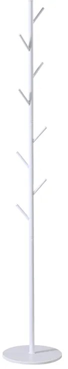 Καλόγερος Tebera pakoworld μέταλλο σε λευκή απόχρωση Φ30x170εκ