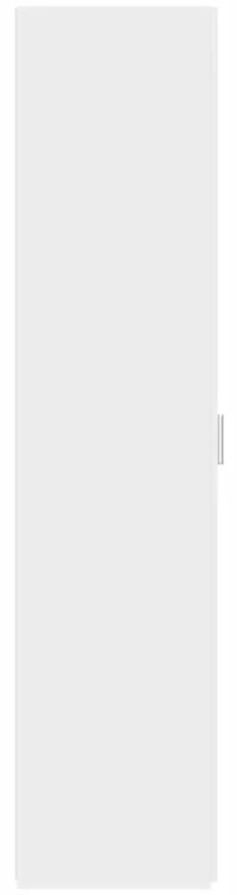 vidaXL Ντουλάπι Λευκό 50x42,5x185 εκ. από Επεξεργασμένο Ξύλο