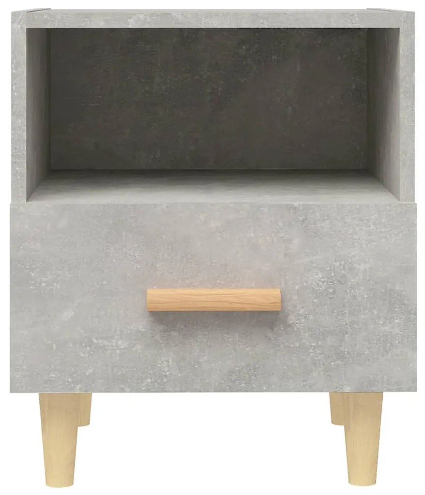 vidaXL Κομοδίνο Γκρι Σκυροδέματος 40 x 35 x 47 εκ.