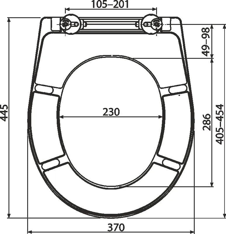 Κάλλυμα WC Duroplast Soft close Alca Plast Simple II