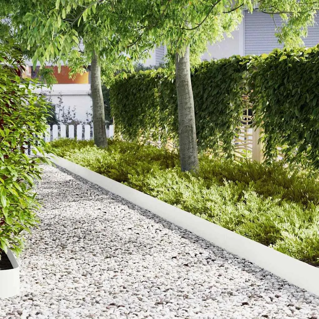 Περίγραμμα γκαζόν 50 pcs Λευκό 100 x 0.05 x 20 εκ