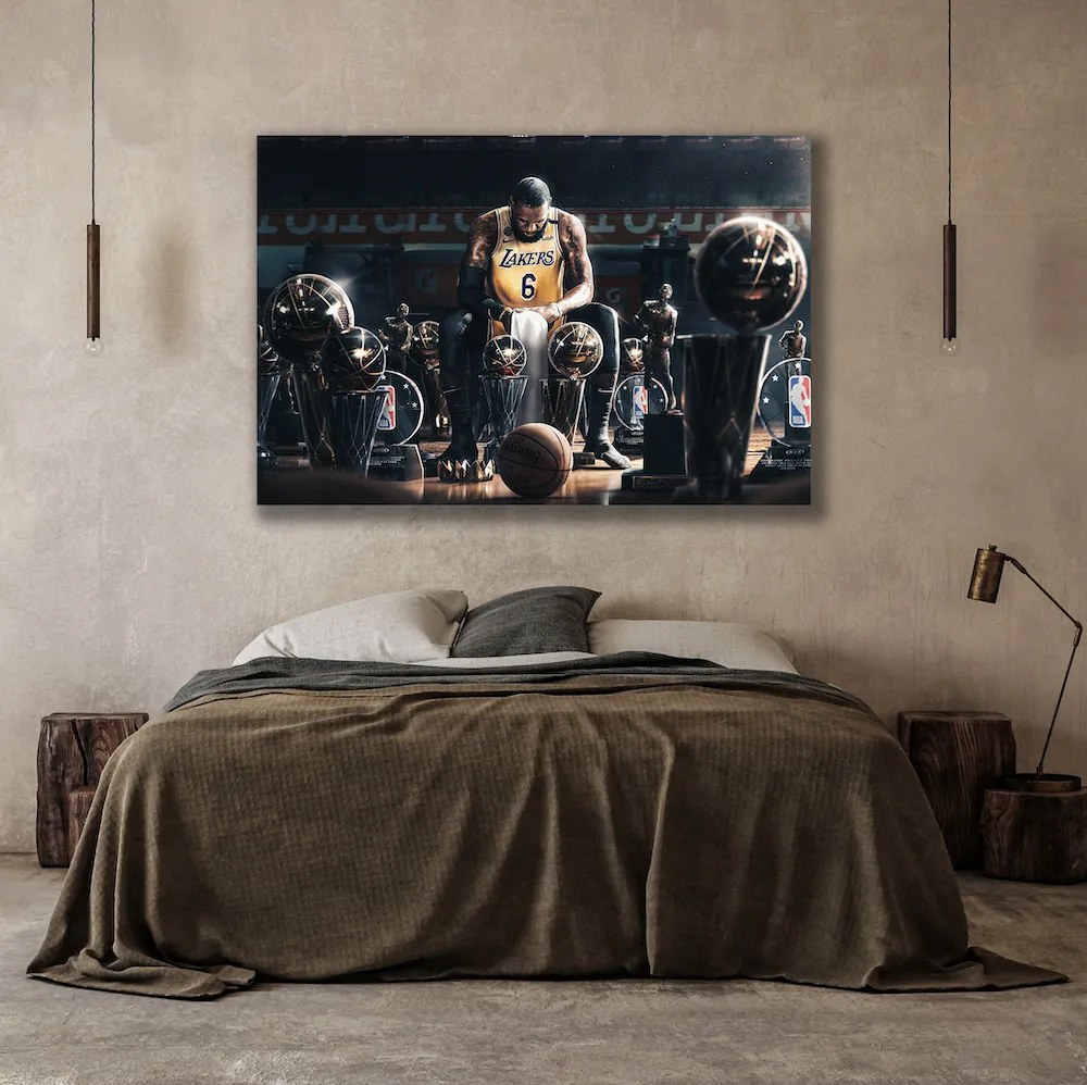 Πίνακας σε καμβά Lebron Trophies KNV1595 65cm x 95cm