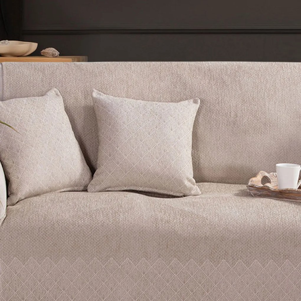 Διακοσμητικό Μαξιλάρι (42x42) Nef-Nef Homeware Remington Beige