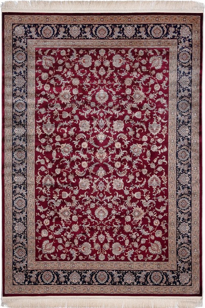 Χαλί Qum 32413 010 Bordo-Multi Βιοκαρπέτ 200X286cm