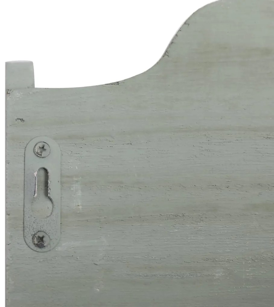 vidaXL Κρεμάστρα Τοίχου Πράσινη 50 x 10 x 23 εκ. Ξύλινη