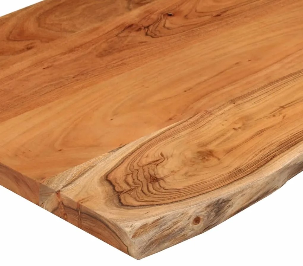 vidaXL Πάγκος Μπάνιου Ορθογώνιος 90x60x2,5 εκ. από Μασίφ Ξύλο Ακακίας
