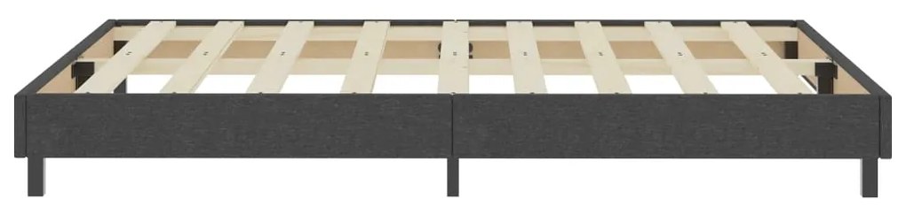 vidaXL Πλαίσιο Κρεβατιού Boxspring Γκρι 140 x 200 εκ. Υφασμάτινο