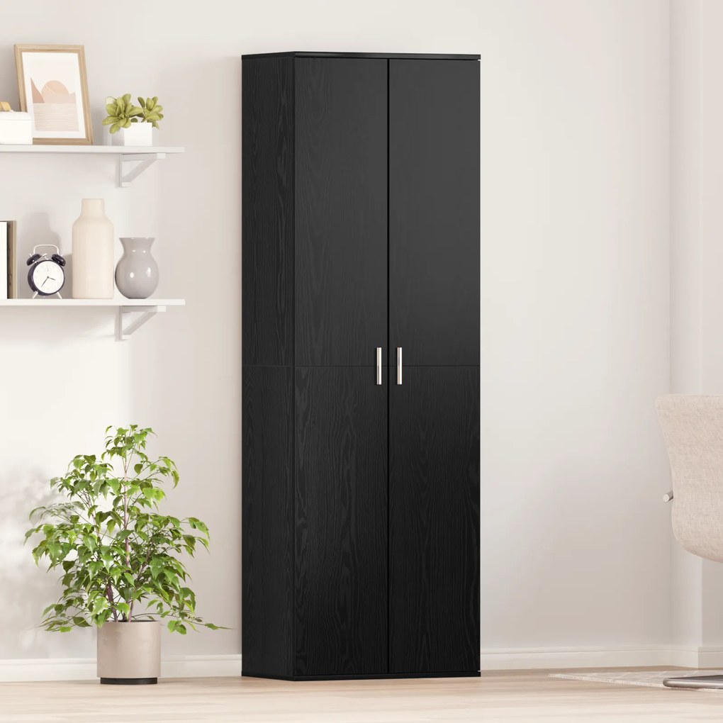 vidaXL Ντουλάπι Μαύρου Δρύος 60x35x180 cm Επεξεργασμένο Ξύλο